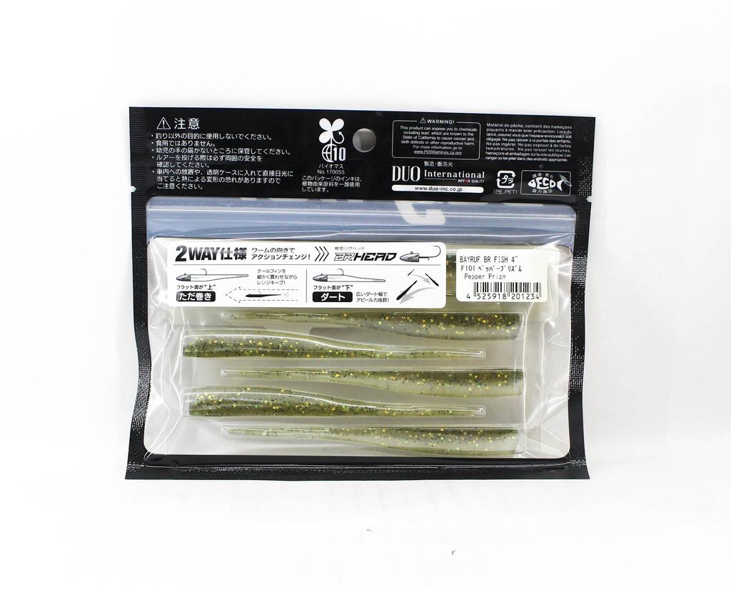 DUO Мягкая приманка Bay Ruf BR Fish 4 дюйма F101 (1234)