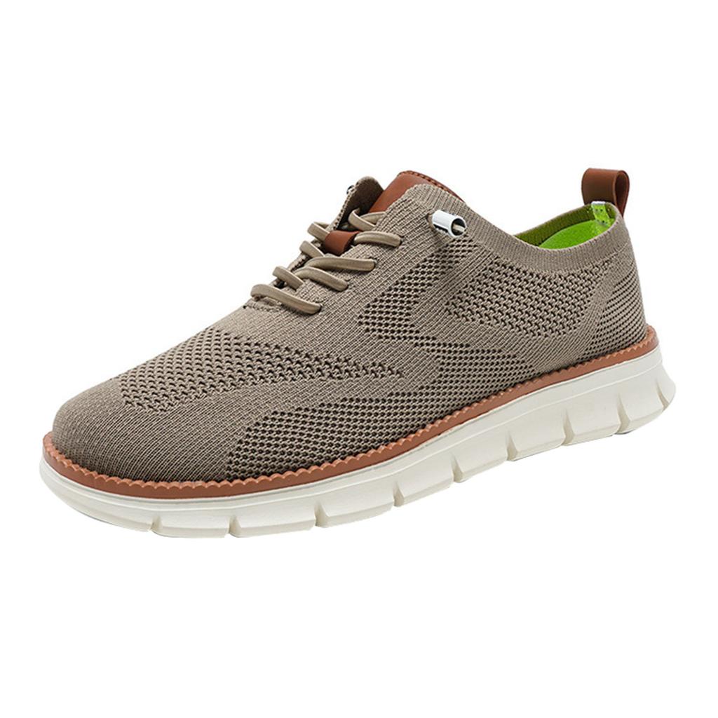 Mens Wearbreeze Shoes Walking Ultra Comfortable Breeze Shoes For Men Non Slip Mesh Breathable Hole Dress Sneakers Business Shoes