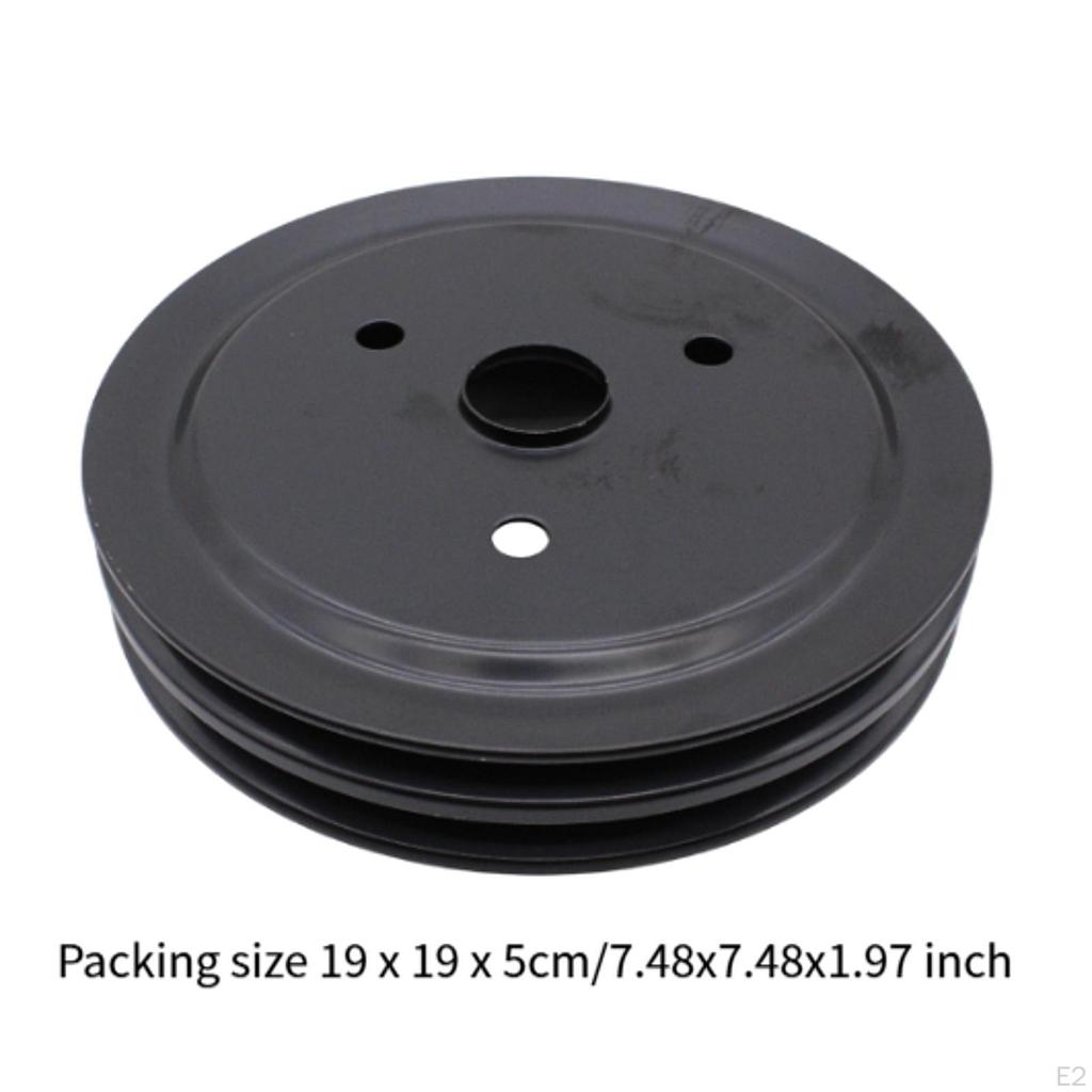 Crankshaft Pulley Short Water Pump Steel Accessories Double Groove for 5.0 L / 307 Ci 4.9 302