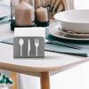 Stainless Steel Napkin Container Rustproof Napkin Storage Rack Modern Napkin Stand  Hotel Use