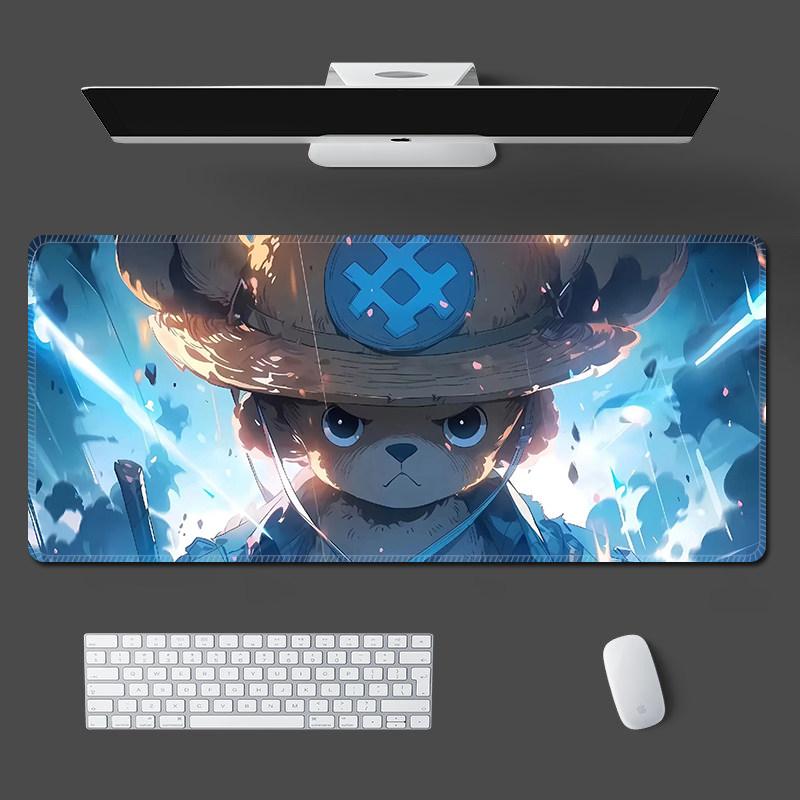 Leather ONE PIECE Mouse Pad Luffy Roronoa ZoroHome Office Non-slip Dirt-resistant Mouse Pad Keyboard Pad High Quality Nami Table