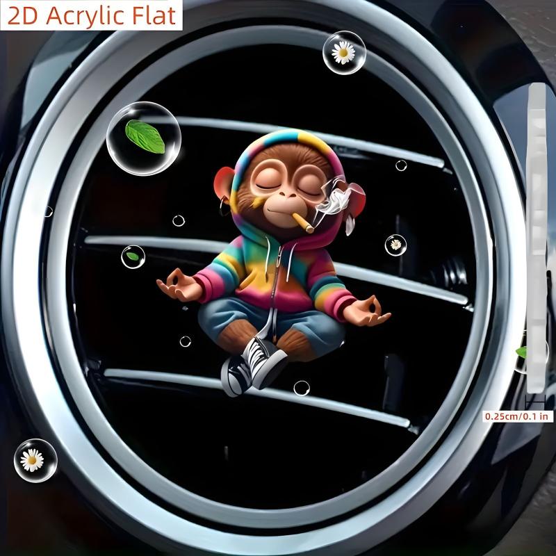 Автомобильный дефлектор вентиляции Клипсы для духов 2D Освежитель воздуха Диффузор Кондиционирование Ароматерапия Клипса для духов Украшение салона автомобиля