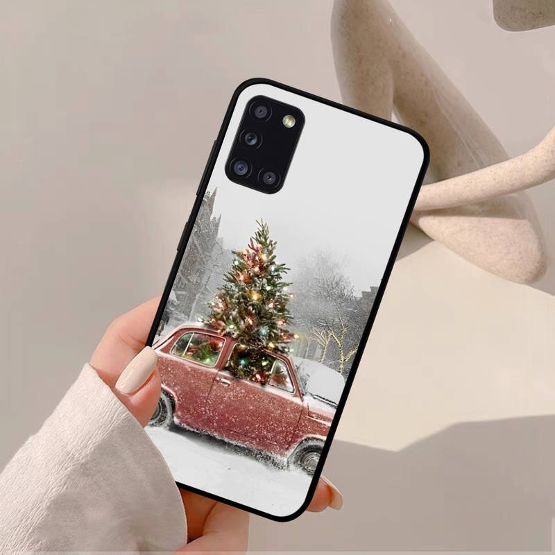 Новогодний Рождественский чехол для телефона Samsung A 51 30s 71 21s 10 70 31 52 12 30 40 32 11 20e 20s 01 02s 72 чехол