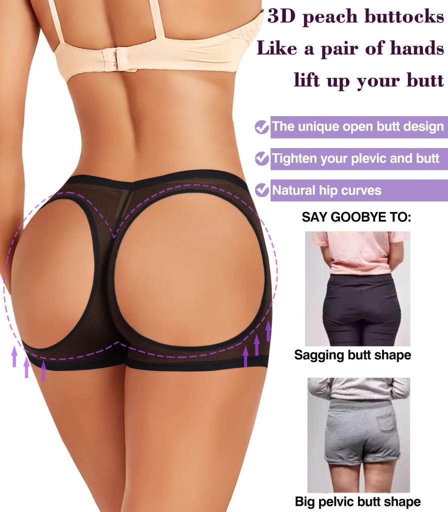 Женские трусики для подтяжки ягодиц, бесшовное корректирующее белье для подтяжки живота, корректирующее белье для коррекции фигуры, нижнее белье