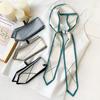 Luxary Korean Twill Decorative Ribbon Small Scarf for Women Hair Band Small Scarf Binding Bag Handle Ribbon Headband Lady Tie