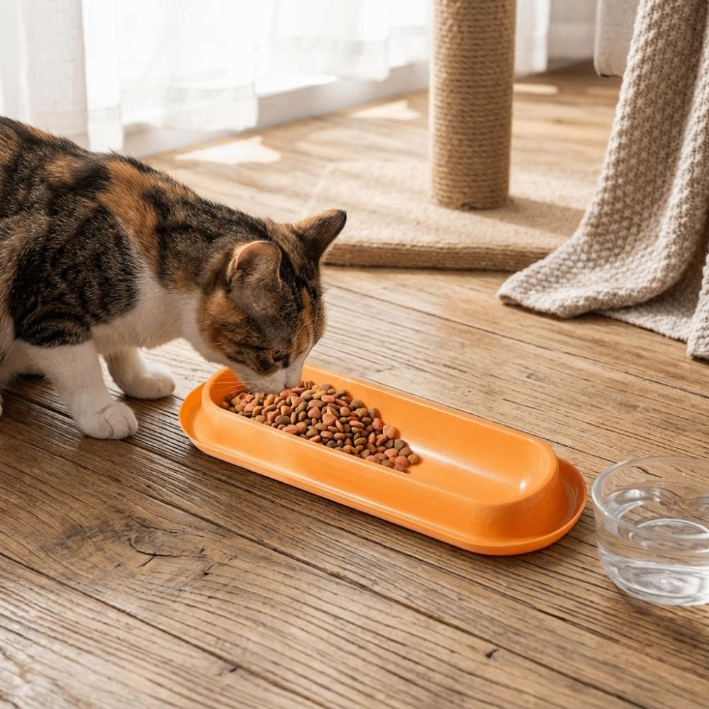 Anti Slip Pet Bowl Extra Long Cat Dog Feeder Ant-Proof Design Cat Water Feeder Pet Household