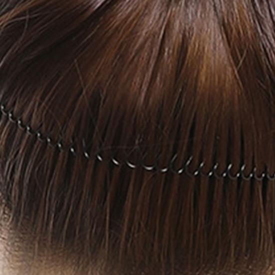 Женская повязка на голову с челкой, невидимая повязка на голову, высокая эластичность, гибкая, однотонная, противоскользящая, для организации коротких волос, обруч для волос, легкий инструмент для укладки волос