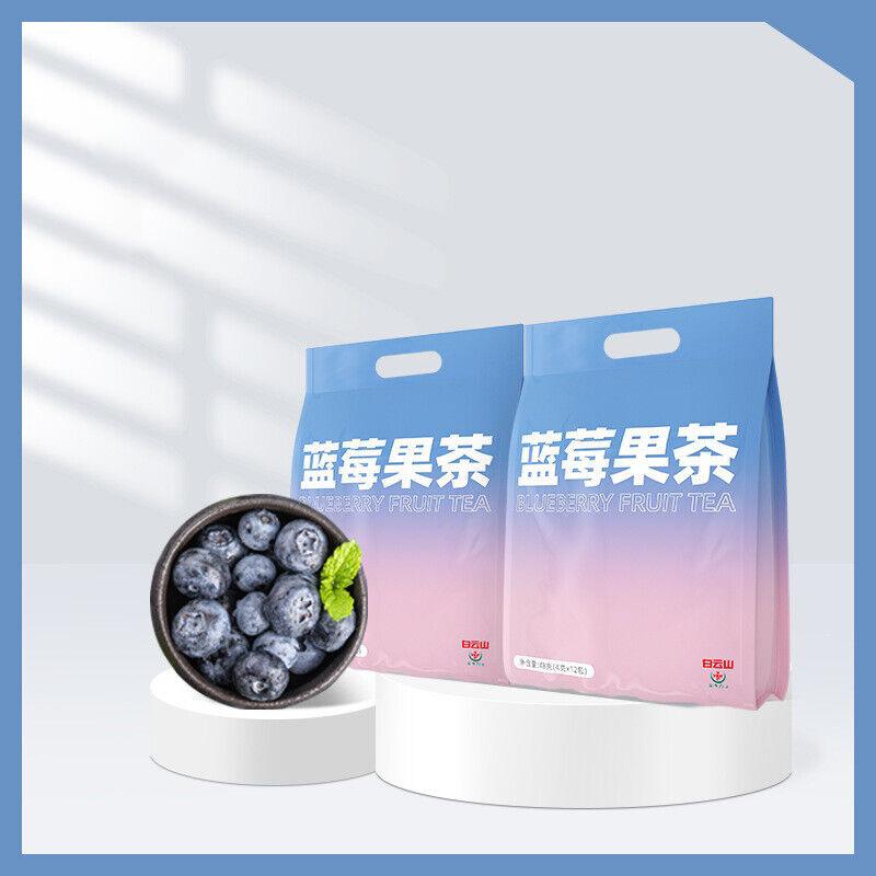 Черничный фруктовый чай Сладкий и фруктовый шелковичный чай с жасмином и цветком богини в пакетиках