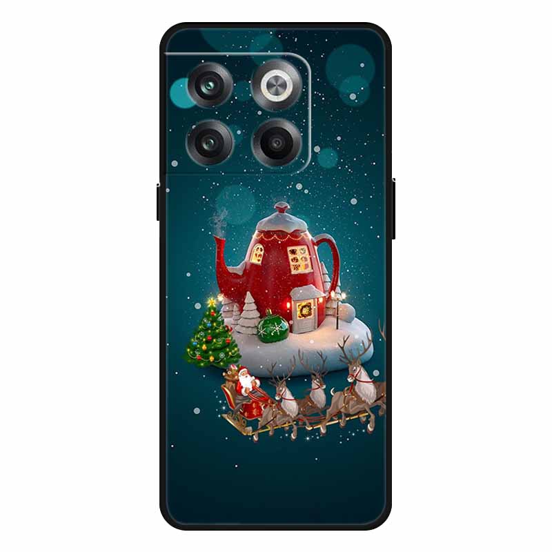 Чехол для Oneplus 10T 10 Pro Рождественский Силиконовый Мягкий ТПУ Чехол для Oneplus Nord N20 SE One plus ACE Pro 10T Чехол Новогодний Подарок