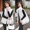 Down Cotton Vest Women  New Autumn and Winter Korean Version Waistcoats Bright Face Wash Fashion Cotton Padded Jacket