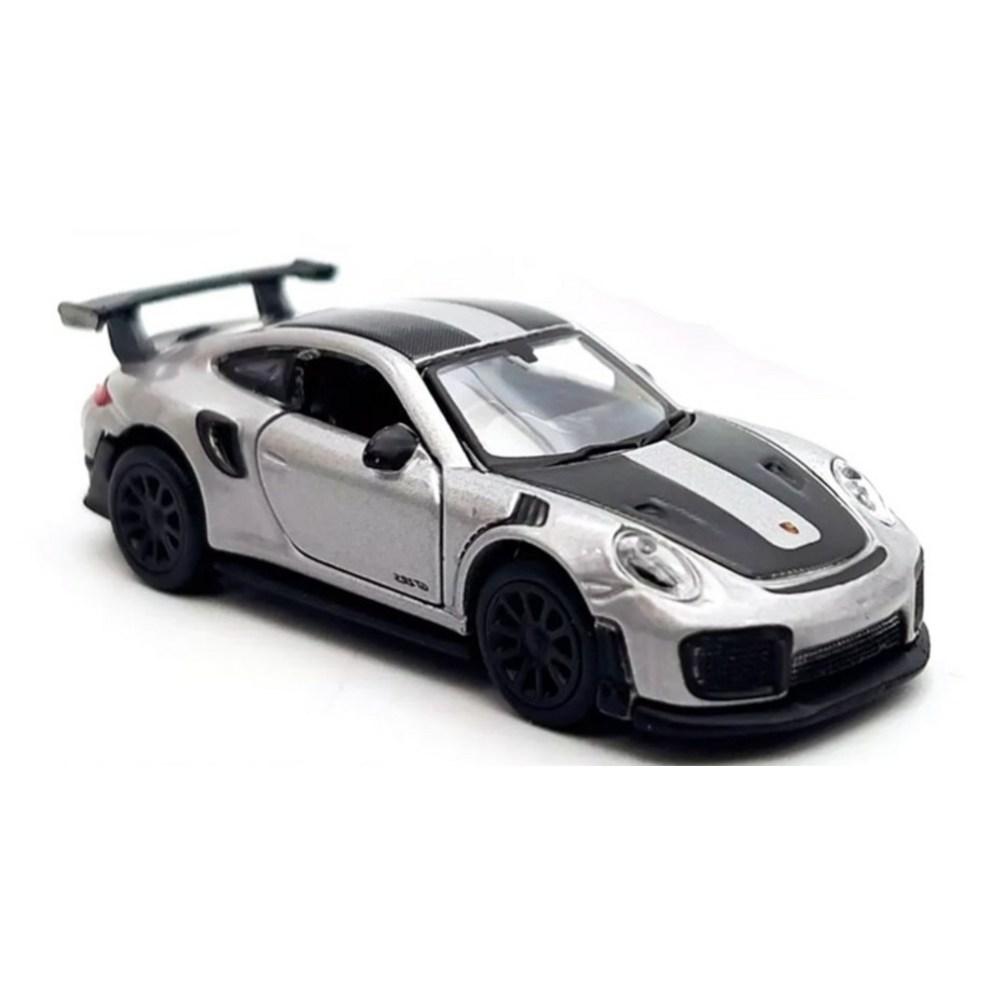 Майсто 1:64 Иконки Скорости Porsche 911 GT2 RS Металлическая Модель Автомобиля с Открывающимися Дверями, Серебристый