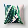 Green Tropical Plant Pillowcase Leaves Cushion Cover Sofa Lumbar Pillow Home Decor Pillowcase