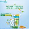 Everyuth Naturals Скраб + Тулси Куркума для умывания против прыщей 50г+50г