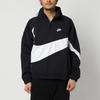 Nike Куртка с полумолнией и большой галочкой Мужские куртки черные AJ1404-010