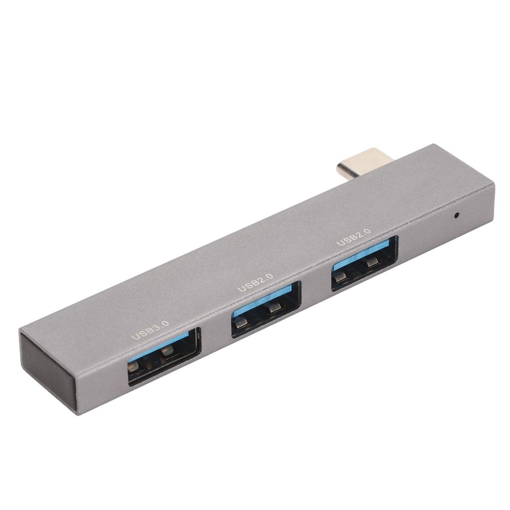 3-в-1 Док-станция Type C на 2xUSB 3.0, 2xUSB 2.0, 5 Гбит/с, Высокоскоростная, Мини-док-станция из алюминиевого сплава