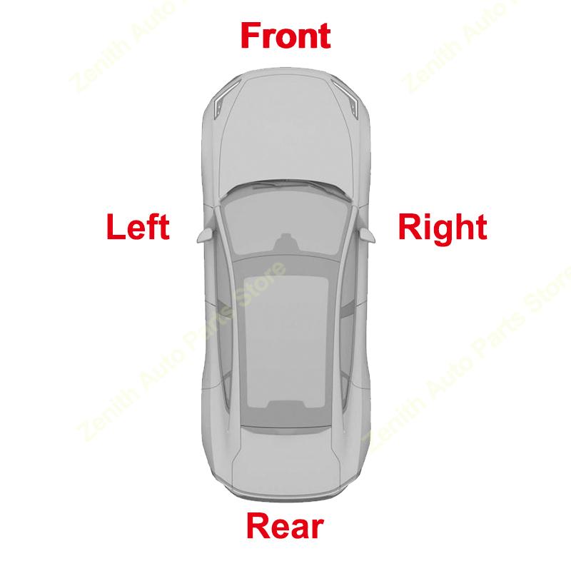 Bumper Grille Side Active Shutter Grille For Tesla Model S Fog Lamp Case 1057851-00-J 1058007-00-J 1057851 2016-2020 Auto Parts