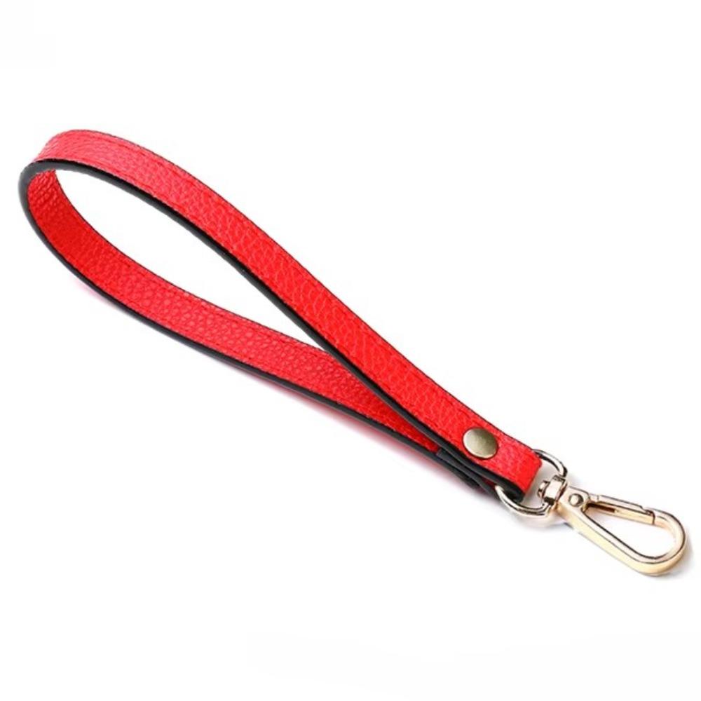 Портативная сумка из ПУ кожи, сменный ремешок на запястье, мягкая ручка для сумки, однотонная ручка для кошелька, аксессуары для сумки