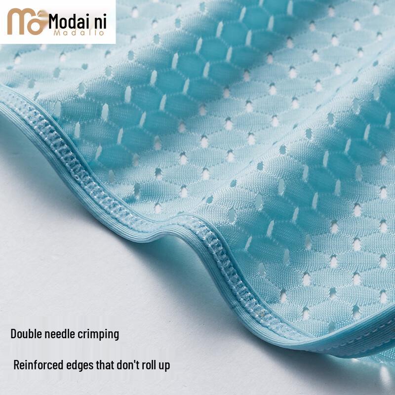 Мужские боксеры из ледяного шелка и сетки, антибактериальные, 3 штуки