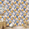 Colorful magnolia flowers wallpaper for living room and bedroom 50x1000
