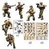 World War 2 Ww2 Army Military Soldiers Swat Special Force Figures Model Building Blocks Bricks Children'S Toys Gift