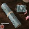 Креативный пенал-рулон Jiujiu Stationery в ретро-стиле с китайскими мотивами - Большой вместимости, из японской ткани