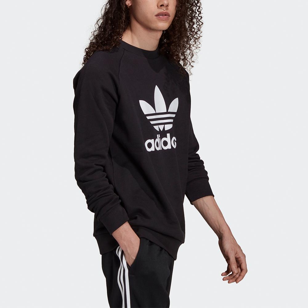 Adidas Originals Trefoil Crew Neck Sweatshirt Мужской свитшот черный H06651