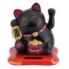 Solar Powered Wealth Attraction Cat Cute Wealthy Car Ornament, Creative Opening, Waving Cat Ornament Doll Machine, Eight Directions To Wealth