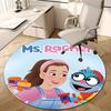 1pc Ms Rachel3 Design Printed Area Round Carpet for Bedroom Living Room Home Decor Rugs Mat Non Slip Mat Rug for Bedside