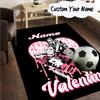 Custom Name Ghostface Horror Theme Carpet, Chair Rug,Area Rug for Office Bedroom living rooms bedroom, Doormat decor Christmas fan gifts