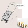 Многофункциональные яйцерезки, слайсер из нержавеющей стали, необычный разделитель, инструмент для резки яиц, домашний резак для яиц «два в одном», кухонные гаджеты