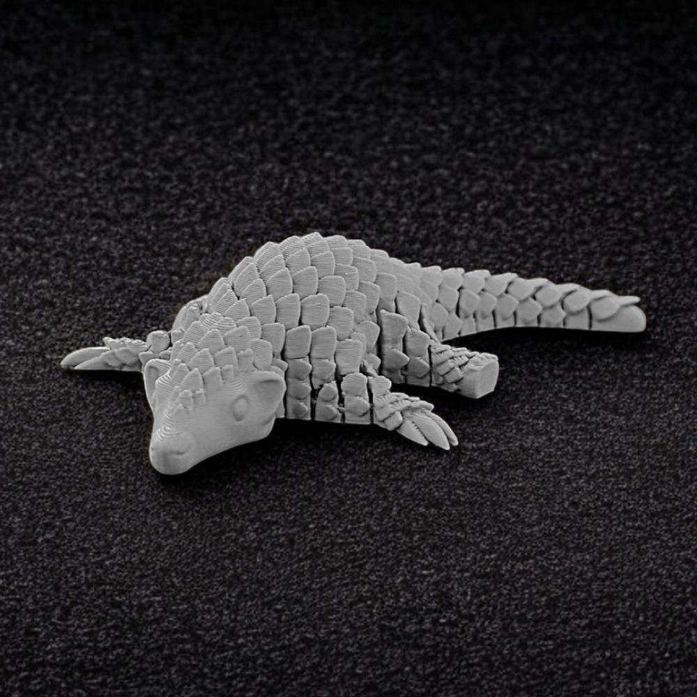 Realistic 3D Printed Pangolin Cartoon 3D Printed Pangolin Model Pangolin Ornament  Birthday Gift