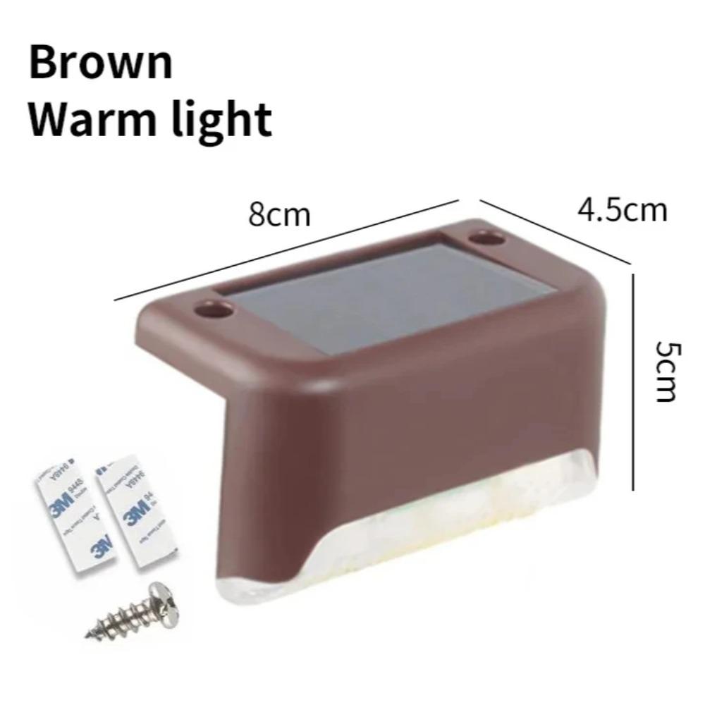 Уличные светодиодные солнечные фонари для террасы, водонепроницаемые столбы для забора, солнечные фонари для двора, патио, лестницы, двора, сада, дорожки, бассейна, декора