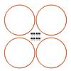 4PCS 20 Inch Wheel Rim Protector ABS Scratch Proof Self Adhesive Wheel Rim Protection Guard