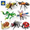 Kai Zhi Educational Building Blocks - Insect Model Assembly Toy for Kids: Dragonfly & Mantis Puzzle Gift