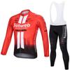 Tour de France long-sleeved cycling suit overalls suit men's and women's spring and autumn breathable road team version cycling suit