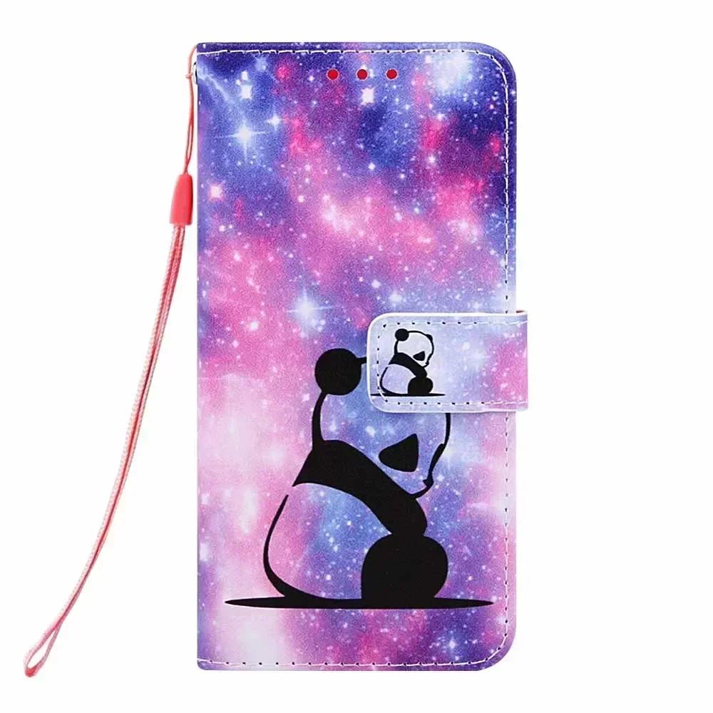 Милый painted PU Leather Flip Case на For Moto E13 E14 E20 E22S E22 E22I E30 E32 E32S E40 X40 G200 Edge Plus Кошелек Книга Чехол