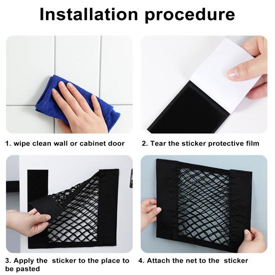 Сетчатая сумка для хранения Yousheng с лентой-застежкой, полая видимая пленка для нижнего белья, пластиковая упаковка, органайзер для мелочей, сетчатая сумка