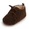 Fluff Material Toddler Shoes Cashmere Lining Winter Baby Shoes New Soft Sole Shoes  Newborn Wear