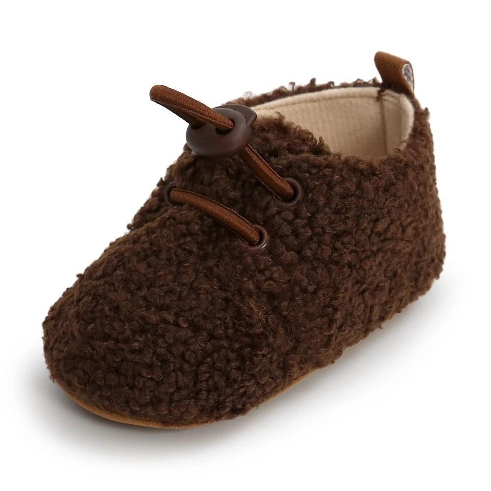 Fluff Material Toddler Shoes Cashmere Lining Winter Baby Shoes New Soft Sole Shoes Newborn Wear