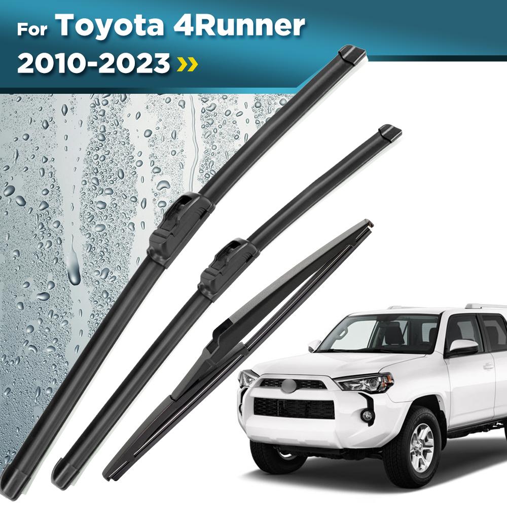 For Toyota 4Runner 2010-2023 2011 2012 2013 2014 Wiper Front&Rear Wiper Blades Windshield Windscreen Window Brushes 26"+18"+12