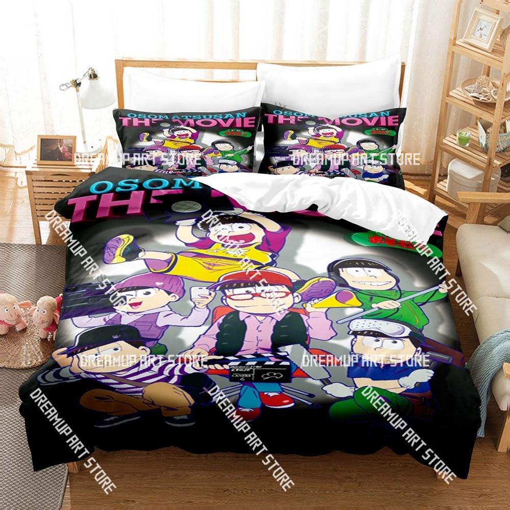 3D Печатный Забавный Комплект Постельного Белья Osomatsu San для Мальчиков Девочек Пододеяльник Наволочка Размеры Twin Queen King Full Single Double