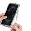 For Samsung Galaxy S25 Edge Case 3 in 1 Detachable Anti Drop Clear PC+TPU Phone Back Cover