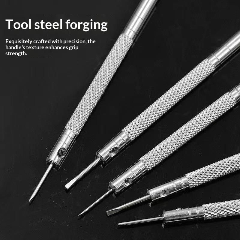 1/2/3/Set 0.8-1.6mm Steel Screwdriver For Watch Repairing Portable Watch Tools Band Removal With Mini Link Pins Watchmaker Tools