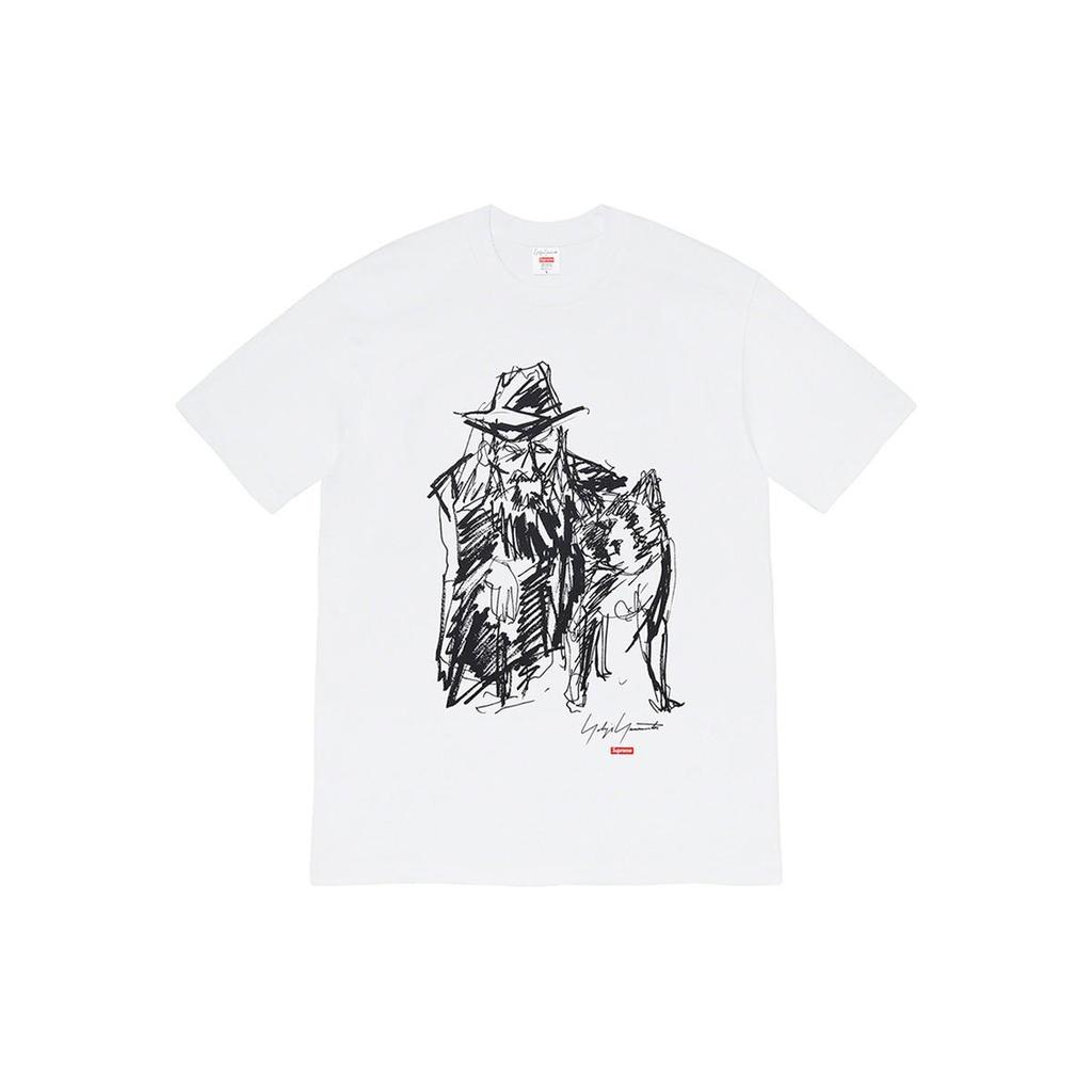 Supreme X Yohji Yamamoto Scribble Portrait Tee SUP-FW20-099
