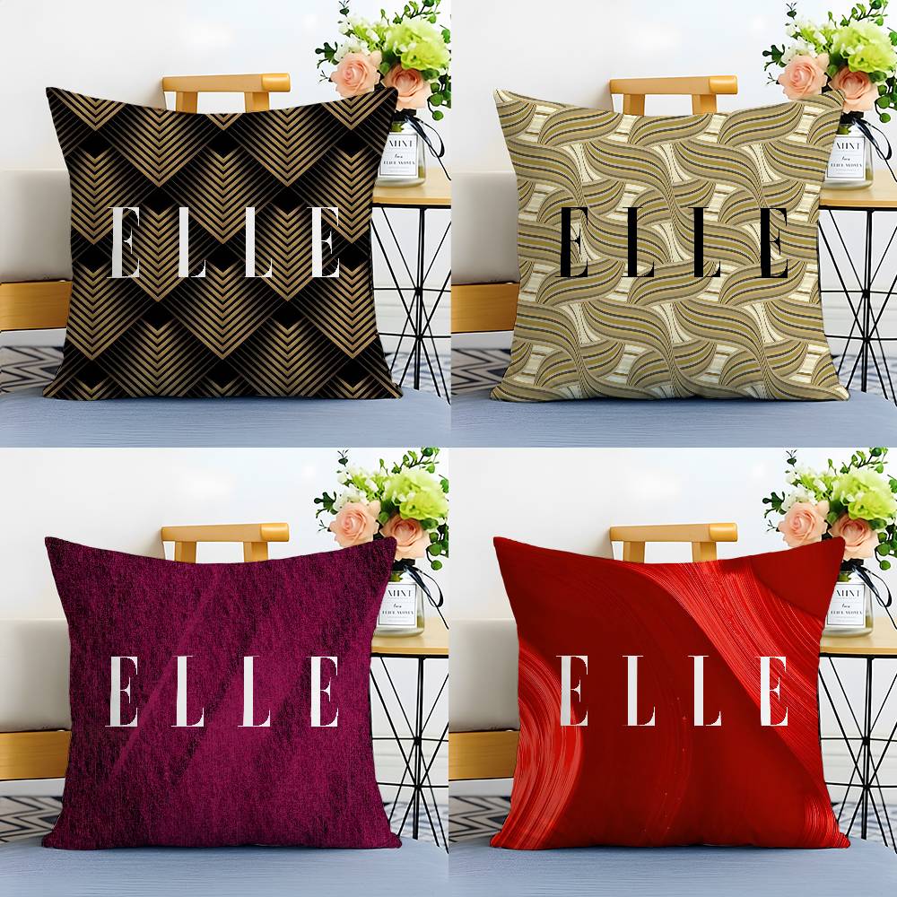 Здоровый Стиль Дом ELLE Living Наволочка Наволочка против пылевых клещей Невидимая молния Шелковистый короткий плюш Чехол для диванной подушки