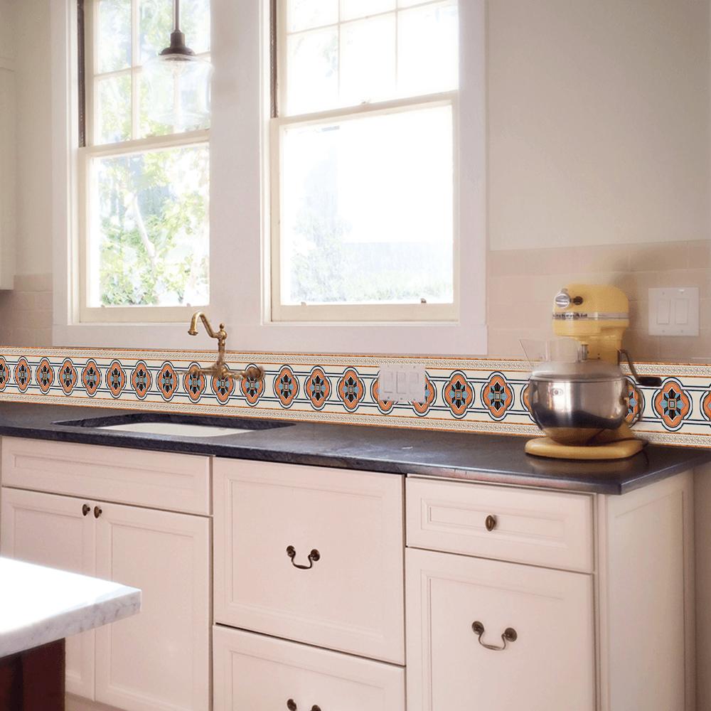 Съемный бордюр для пола, самоклеящиеся наклейки на плитку, пилинг-палка для гостиной, водостойкий настенный декор, линии, наклейки для кухни, ванной комнаты