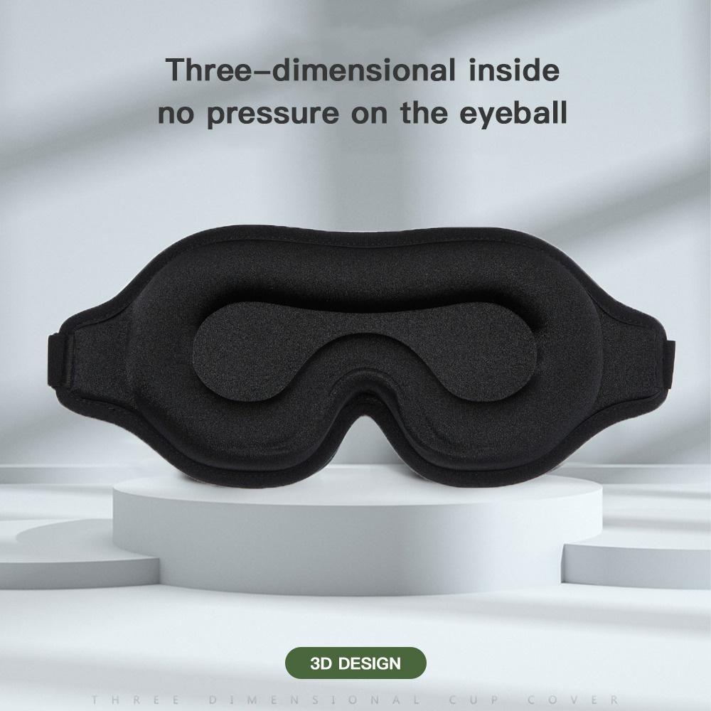 2 шт. Дорожная 3D маска для глаз для сна Мягкая с подкладкой Тень Отдых Повязка на глаза