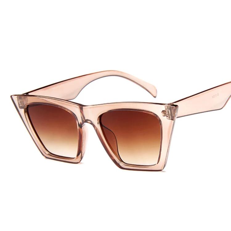 Fashion Square Sunglasses Woman Designer Luxury Man/Woman Cat Eye Sun Glasses Classic Vintage Uv400 Outdoor