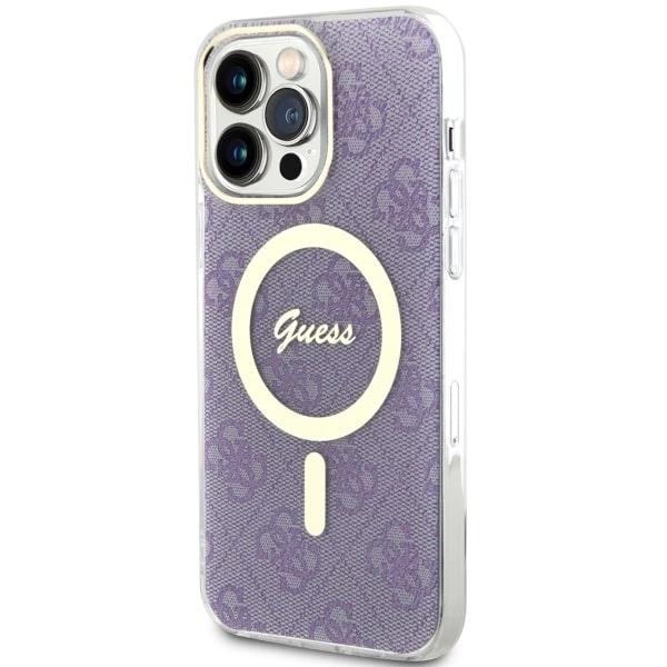 Guess Guhmp14Xh4Stu Case For Iphone 14 Pro Max 6.7 Purple/Purple Hardcase 4G Magsafe