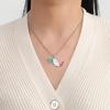  Drip Oil Mexico Map Necklace For Women Stainless Steel Gold Silver Color Charm Fashion Mexican Flag Pendant Jewelry Gift